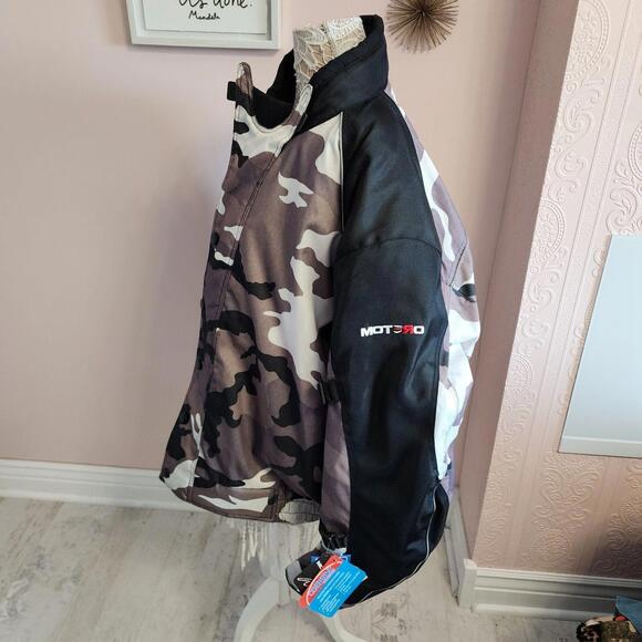 NWT Motero mens camo cordura motorcycle technical biker protection jacket 6xl - Picture 6 of 9